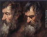 Studies of a Man's Head by Sir Antony van Dyck